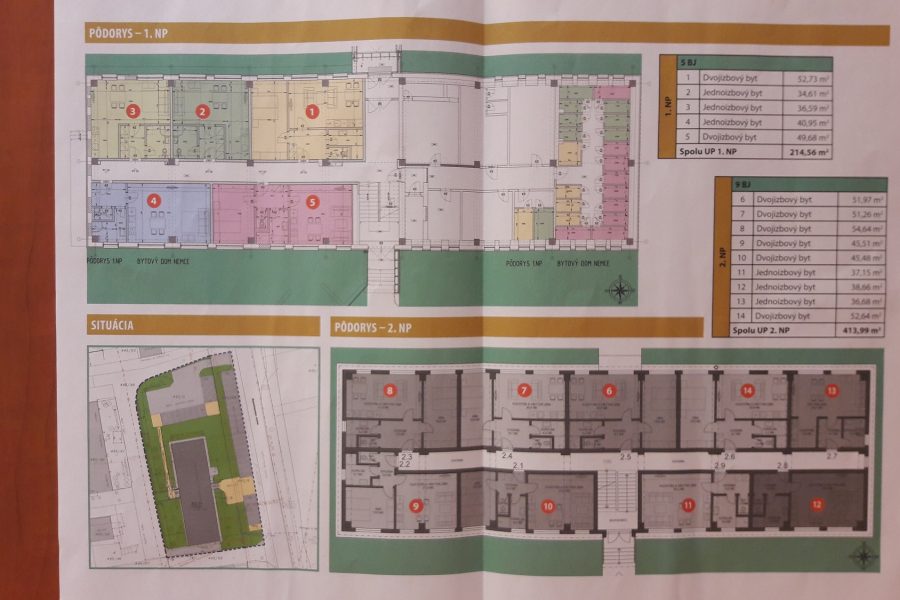 PREDANÉ – 2 izbové byty v novostavbe za výhodnú cenu, Nemce