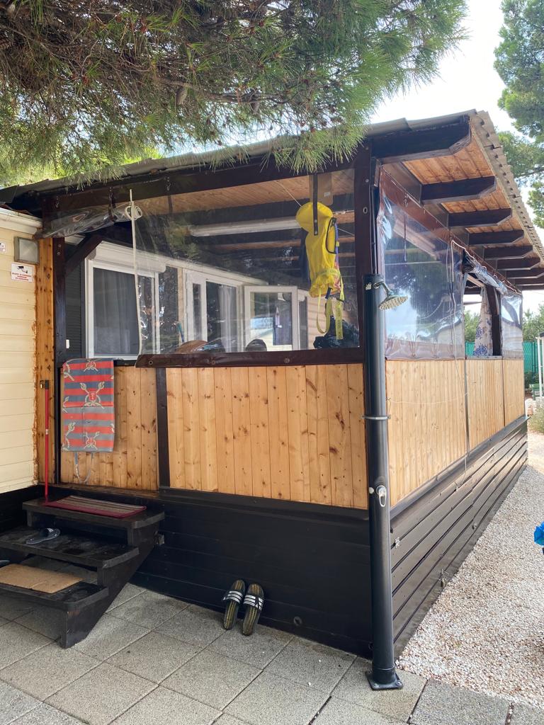 REZERVOVANÝ – Predaj mobilného domčeku (56 m2) na pozemku (90 m2) v Chorvátsku, mesto Vodice