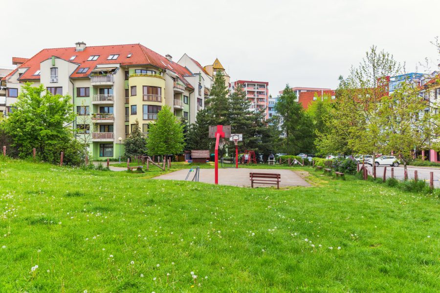 Lokalita Belveder – Prenájom 1 izb. bytu (31,24 m2) v novostavbe na ul. Nad plážou s parkovacím miestom (15 m2), Banská Bystrica