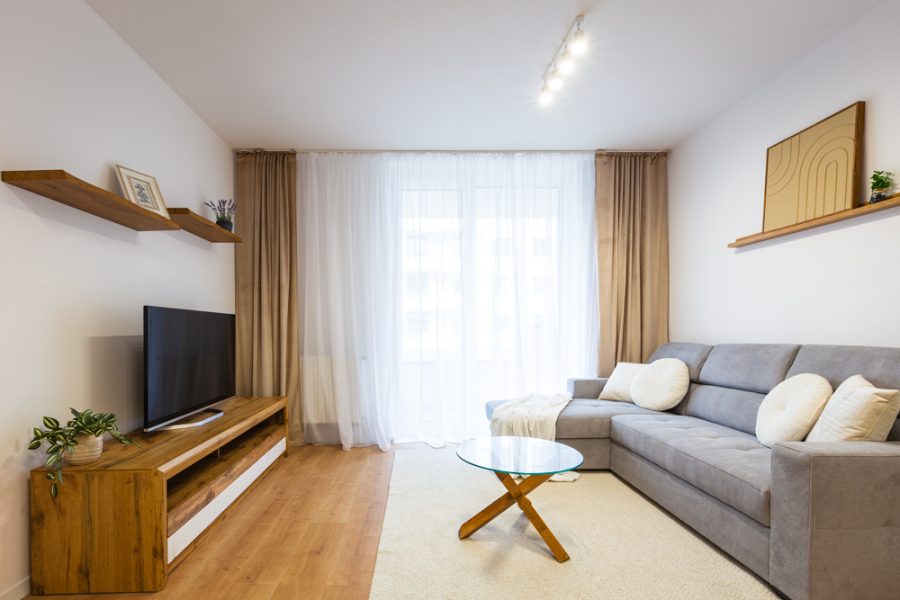 Lokalita Centrum – Prenájom 2 izb. bytu (55 m2) v novostavbe na ul. Námestie SNP s balkónom, pivnicou a garážovým parkovaním, Zvolen