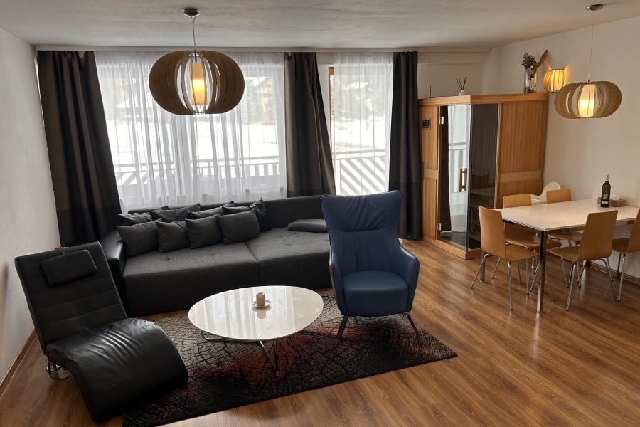 Lokalita Donovaly – Predaj 2 izb. bytu (64 m2) v novostavbe na svahu s balkónom, pivnicou, garážovým parkovaním a infra-saunou