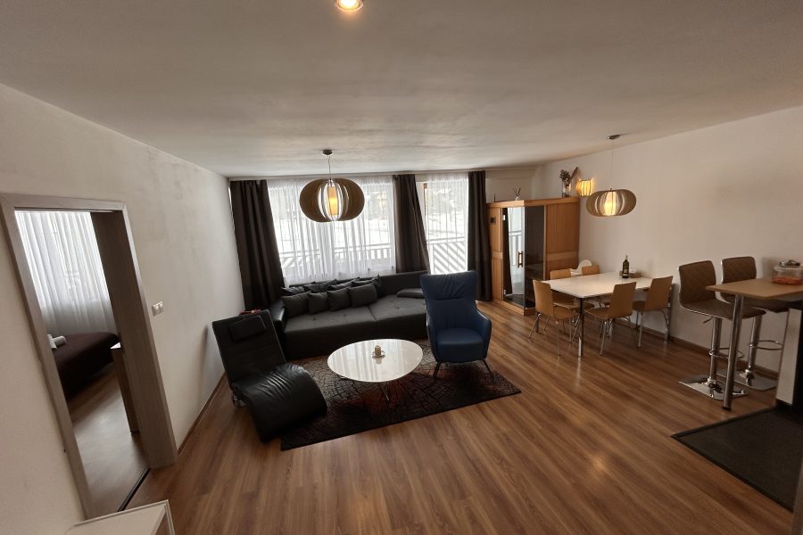 Lokalita Donovaly – Predaj 2 izb. bytu (64 m2) v novostavbe na svahu s balkónom, pivnicou, garážovým parkovaním a infra-saunou