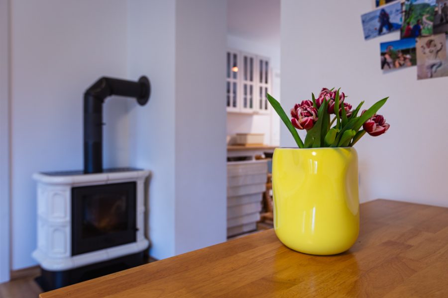 Lokalita Fončorda – Predaj 3 izb. bytu (73 m2) s krbom po komplet. rekonštrukcii a murovanou pivnicou (2x), ulica Jilemnického